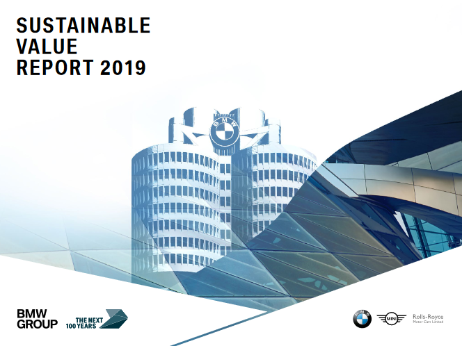 BMW Sustainable Value Report 2019